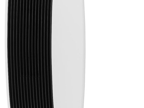23 Inch White Amazon Basics Digital Tower Heater