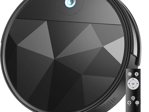 EICOBOT Robot Vacuum Cleaner: Tangle-Free, Quiet, Slim, Self-Charging, Ideal for Pet Hair and Floors