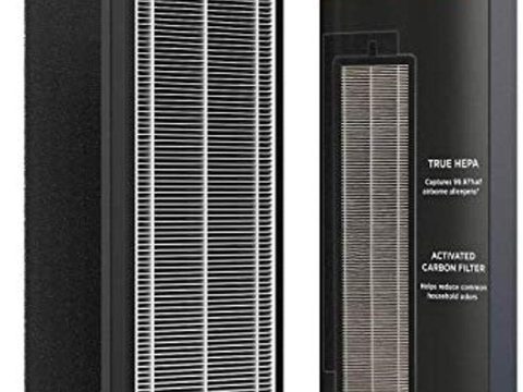 Eureka NEA-C1 Air Purifier: 4-Pack of Activated Carbon Filter Replacements for InstantClear NEA120 (Black)
