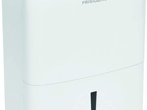 Frigidaire FFAD2233W1 Dehumidifier: 22 Pint Capacity, Easy-to-Clean Filter, Custom Humidity Control, White