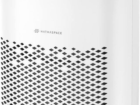HATHASPACE Dual Filtration Air Purifier: Powerful, Quiet, and Effective for Large Spaces - HSP003