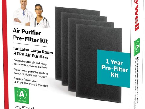 Honeywell HRF-A300 Air Purifier Pre Kit Filter, 4-Pack - Targets Allergens, Dust, Odors