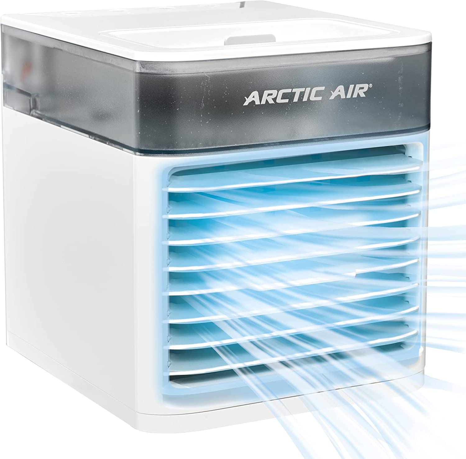 Introducing the Arctic Air Pure Chill 2.0 Evaporative Air Cooler by Ontel - Your Powerful, Quiet, Lightweight, and Portable Space Cooling Solution with Hydro-Chill Technology for Bedroom, Office, Living Room & Beyond