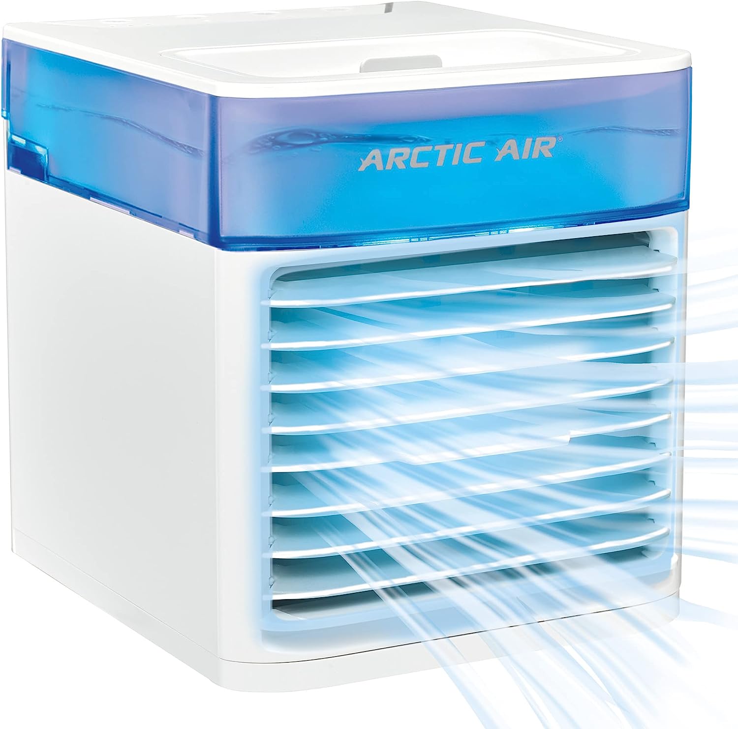 Introducing the Arctic Air Pure Chill 2.0 Evaporative Air Cooler by Ontel - Your Powerful, Quiet, Lightweight, and Portable Space Cooling Solution with Hydro-Chill Technology for Bedroom, Office, Living Room & Beyond