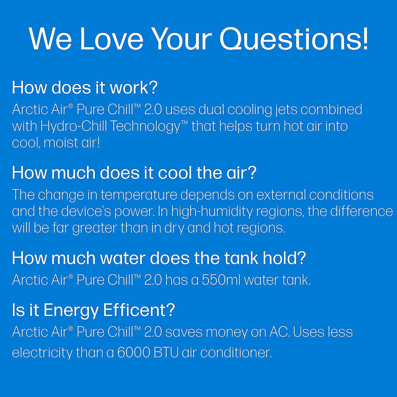 Introducing the Arctic Air Pure Chill 2.0 Evaporative Air Cooler by Ontel - Your Powerful, Quiet, Lightweight, and Portable Space Cooling Solution with Hydro-Chill Technology for Bedroom, Office, Living Room & Beyond