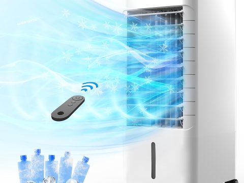 Portable 3-IN-1 Air Conditioner with Remote, 3 Modes, 3 Speeds, Timer, and Oscillation