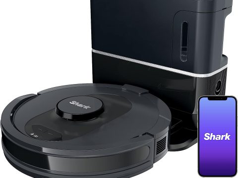 Shark AV2501S AI Ultra Robot Vacuum: Matrix Clean, Home Mapping, Pet Hair, Wifi