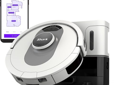 Shark RV1001AE IQ Robot Self-Empty XL: Smart Vacuum with Mapping, Self-Cleaning Brushroll, Wi-Fi, Alexa