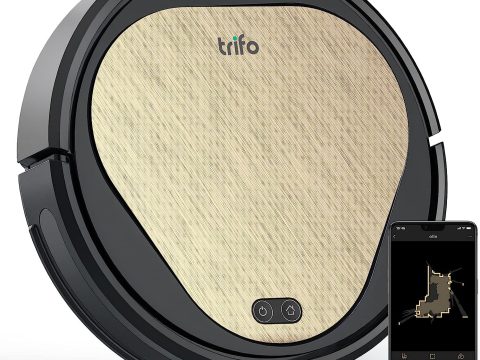 Trifo Ollie Robot Vacuum: 4000Pa Power, 120min Runtime, 1080P Camera, WiFi & Alexa Compatible