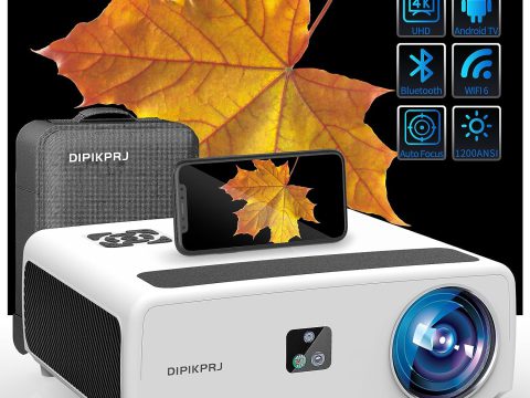 Android TV 4K Projector: Auto Focus, Keystone, Netflix/Prime Video