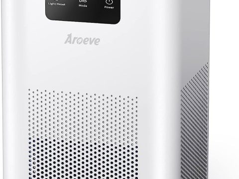 AROEVE HEPA Air Purifier with Aromatherapy Function, MK06- White
