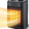 Portable Space Heater – 1500W Electric Indoor Heater with Thermostat