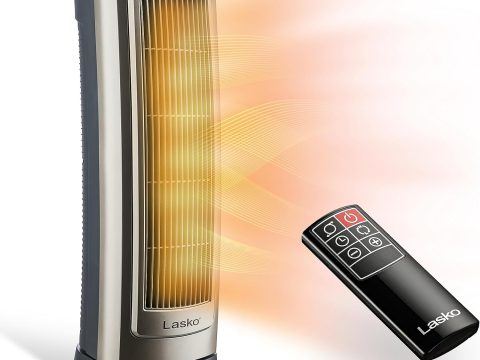 Lasko 755320: Digital Ceramic Tower Heater with Remote Control