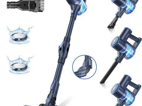 Lightweight 6-in-1 Cordless Vacuum with Powerful Suction for Pet Hair