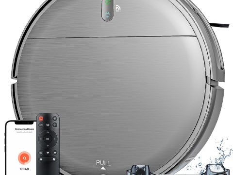 MAMNV Robot Vacuum and Mop Combo: WiFi/App/Alexa, Self-Charging, Slim