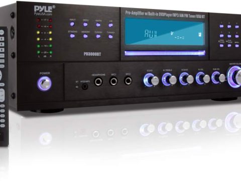 Pyle 1000W Bluetooth Home Theater Receiver with 5.2-Ch Surround Sound