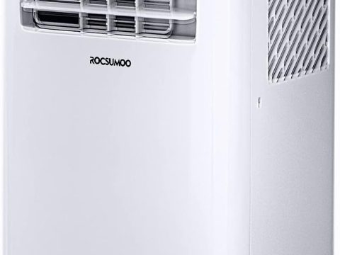 ROCSUMOO 3-in-1 Portable AC: Cooling, Energy Saving, Remote Control