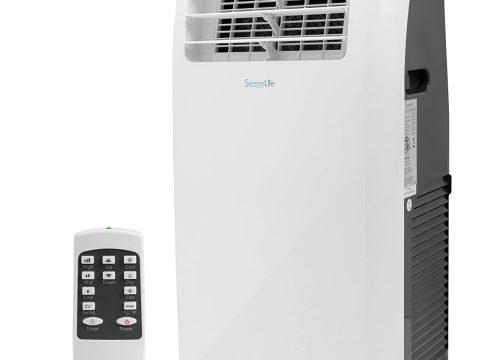 SereneLife SLPAC8 Portable Air Conditioner with Dehumidifier, Remote Control
