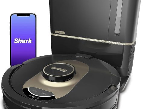 Shark AI Robot Vacuum: XL HEPA Self-Empty Base, LIDAR Navigation