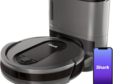 Shark AV911S EZ Robot Vacuum: Self-Empty Base, Bagless, Alexa Compatible
