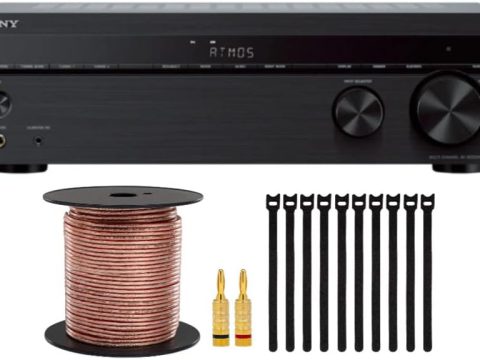 Sony STR-DH790 4K Home Theater AV Receiver Bundle