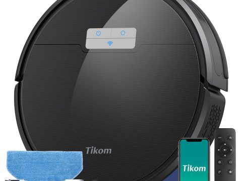 Tikom G8000 Pro Robot Vacuum and Mop Combo: Powerful, Quiet, Self-Charging