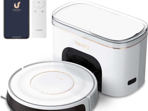 Verefa Robot Vacuum: Self Emptying, 3200Pa Suction, Quiet Cleaning
