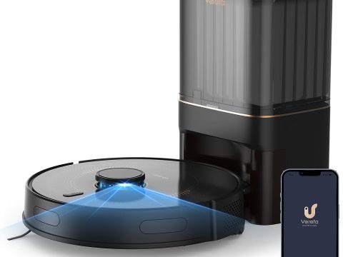 Verefa Robot Vacuum: Self-Emptying, Long Runtime, Smart Mapping, Alexa-Compatible