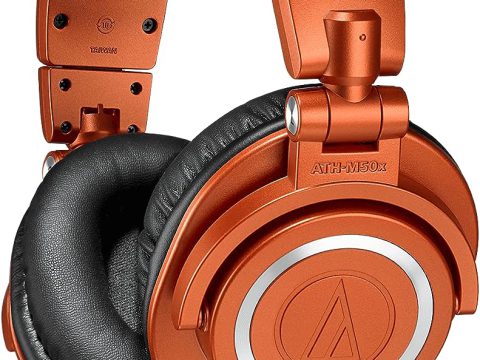 Audio-Technica ATH-M50X Black Studio Headphones: Pro Grade, Critically Acclaimed, Detachable Cable.