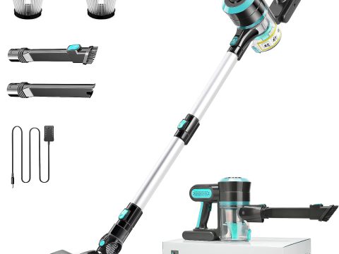 Foppapedretti 4-in-1 Cordless Hand Vacuum Cleaner: Rechargeable, Pet Hair, Hardwood.