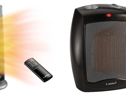 Lasko 29” Ceramic Tower Heater: Powerful Whole Room Heating