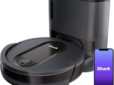 Shark RV912S: Bagless Robot Vacuum with Self-Empty Base, Wi-Fi