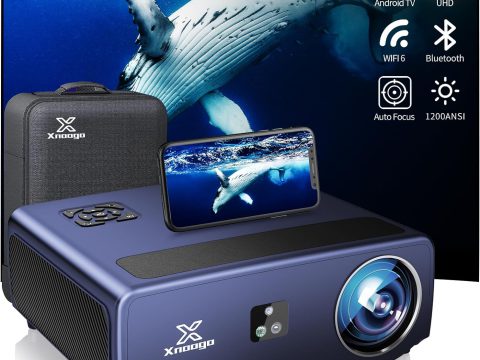 XNoogo Outdoor 4K Projector: WiFi6, Bluetooth, Android OS
