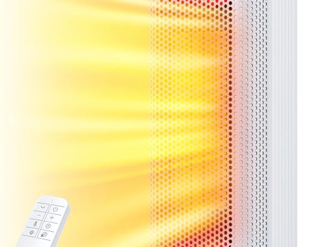 Burlan Space Heater: 1500W Fast Ceramic Heating for Indoor Use