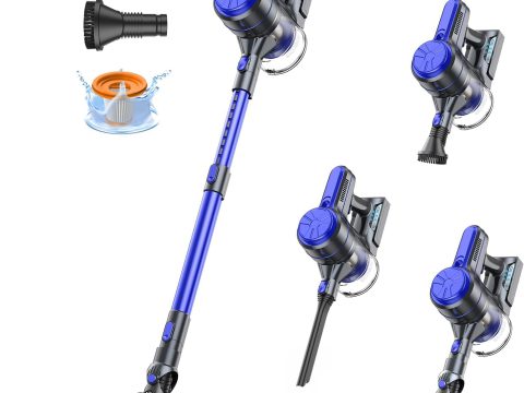 EICOBOT 6-in-1 Cordless Vacuum Cleaner: Powerful, Lightweight, and Long-lasting