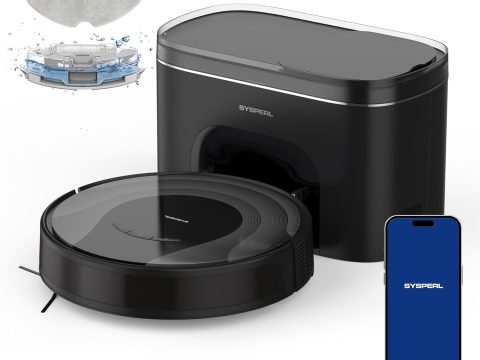 SYSPERL Climee Robot Vacuum Cleaner: 3-in-1 Combo for Pet Hair