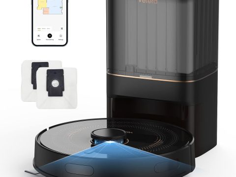 Verefa Robot Vacuum: Self-Emptying, Lidar Navigation, 70-Day Autonomy