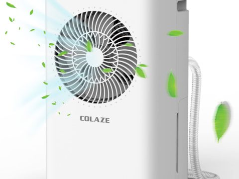 COLAZE 2500 Sq. Ft 30 Pint Dehumidifier with Drain Hose