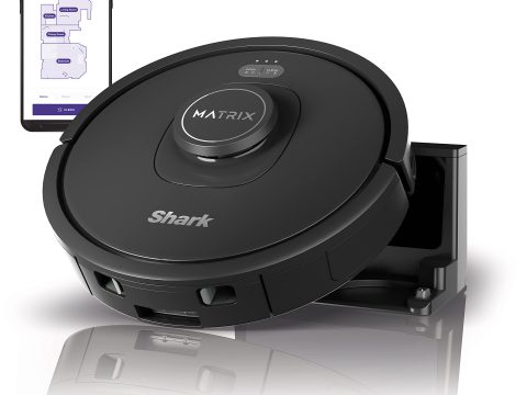 Shark RV2310AE Matrix: Self-Emptying Robot Vacuum with Wi-Fi, Black