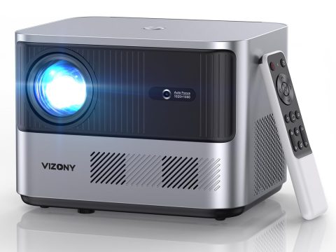 VIZONY FHD 1080P 4K Support Projector, Outdoor WiFi Bluetooth