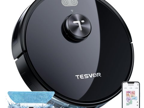 Tesvor S5 Max: Robot Vacuum and Mop Combo with Lidar Navigation