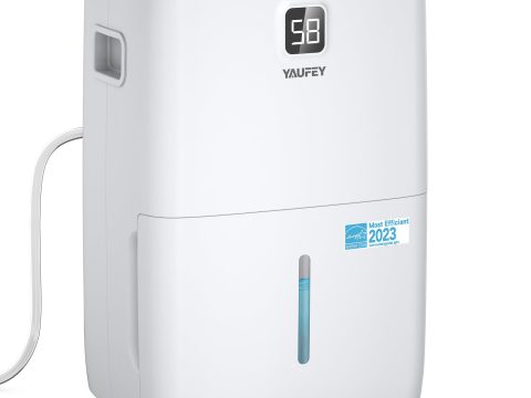 Yaufey 80-Pint Energy Star Dehumidifier: Powerful, Quiet, and Intelligent for Large Spaces