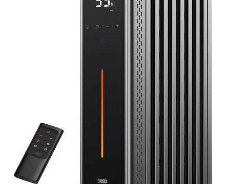 Dreo 1500W Radiator Heater: Portable, Remote Control, 4 Modes