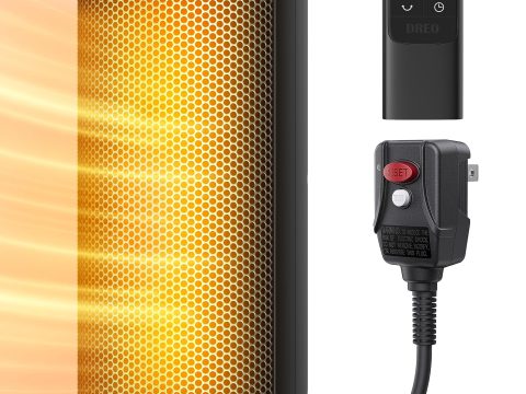 Dreo Space Heater: Portable Electric Heater with 70° Oscillation