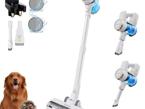 KANPETS Cordless Vacuum Cleaner: Ultra Powerful Suction, 6-in-1 Lightweight Stick