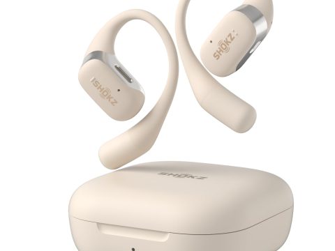 SHOKZ OpenFit: True Wireless Bluetooth Headphones with Mic, Earhooks, Sweat Resistant