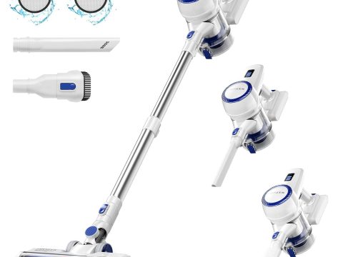 Tryseek Cordless Vacuum Cleaner: Powerful Stick Vacuum with 45 Mins Runtime