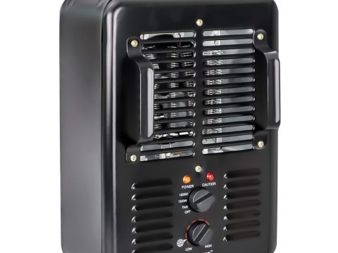 BEYOND HEAT Black Milkhouse Space Heater