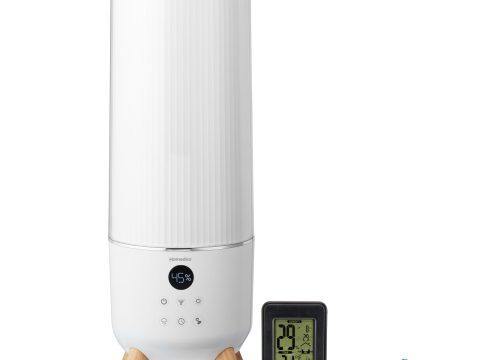 Homedics Ultrasonic Humidifier: Large Deluxe Air Humidifier with Essential Oil Pads