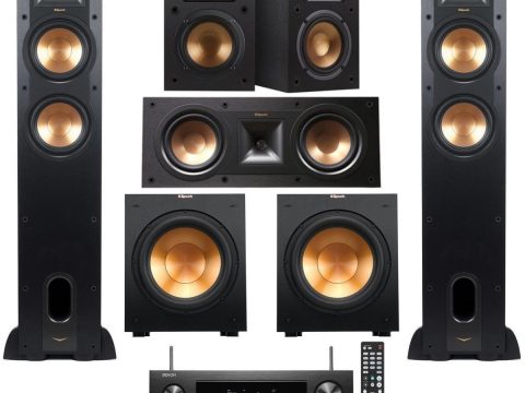 Klipsch Reference 5.2 Home Theater System with Subwoofers and Receiver